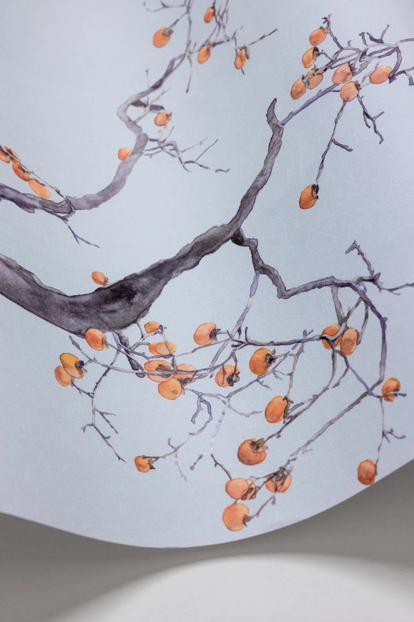 Cole & Son Shinrin Yoku , Kaki Persimmon,  Jade Green & Marigold