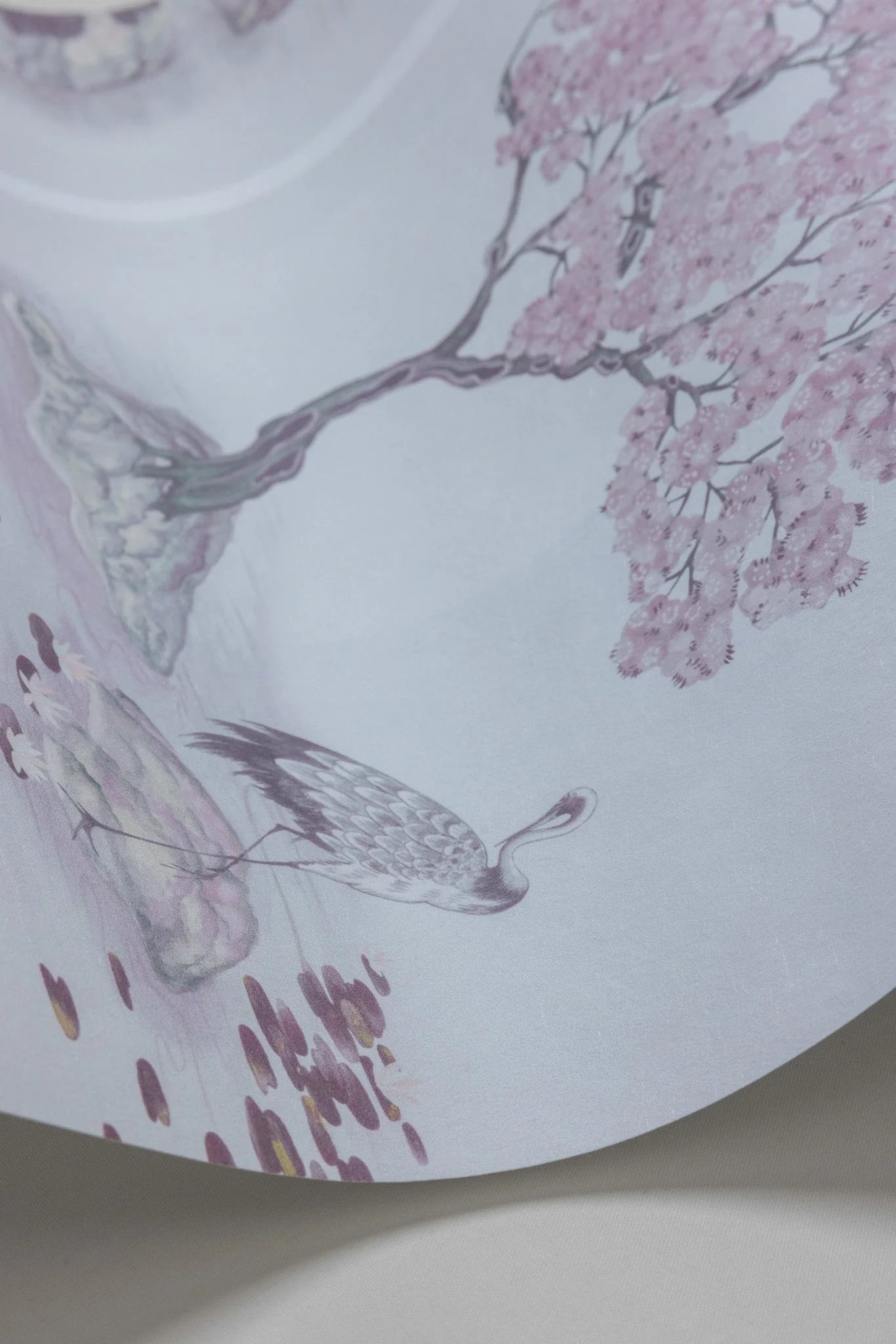 Cole & Son Shinrin Yoku, Textures - Textures - Grasscloth, Tile Toile,  Pink