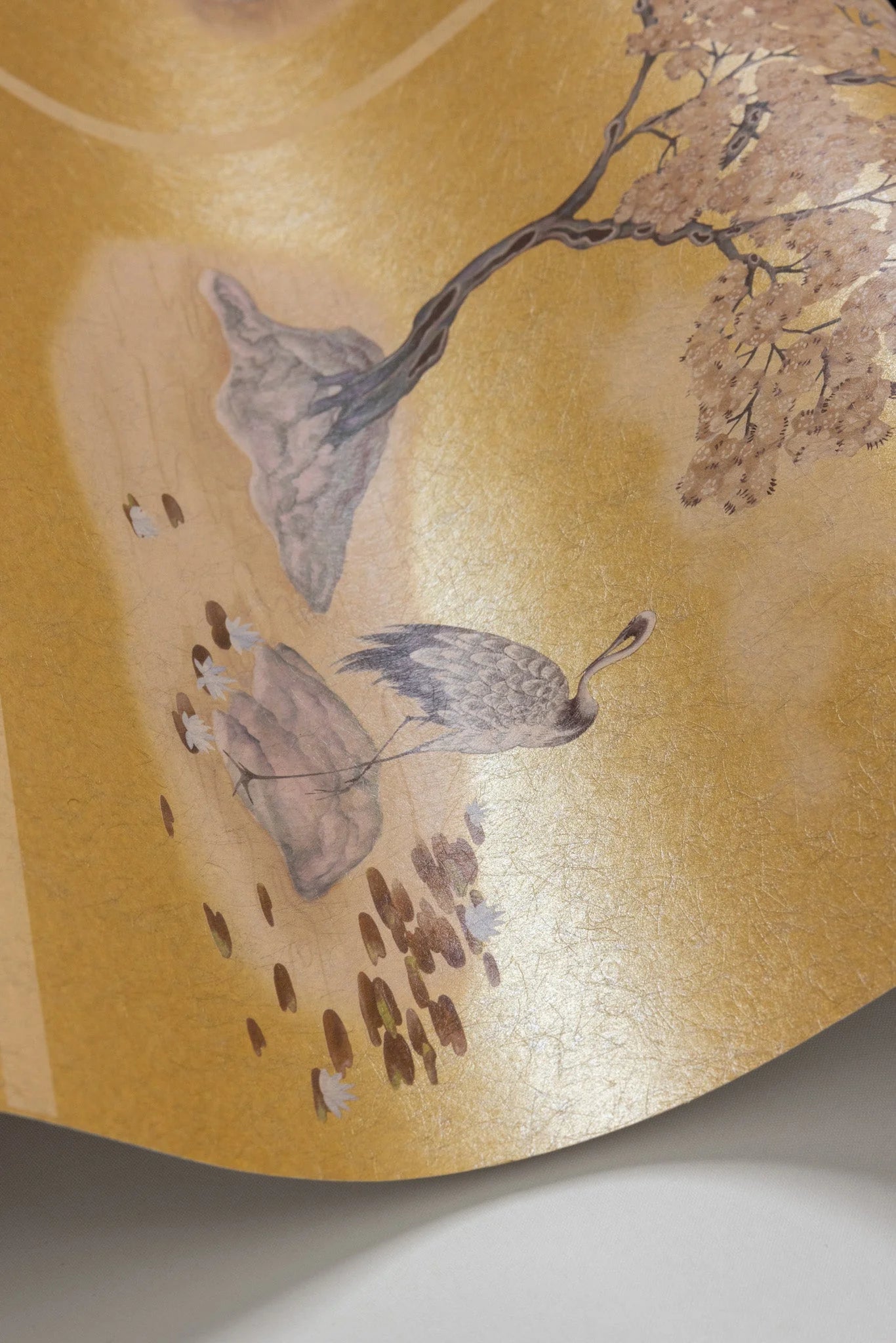 Cole & Son Shinrin Yoku, Textures - Textures - Grasscloth, Tile Toile - Gilded