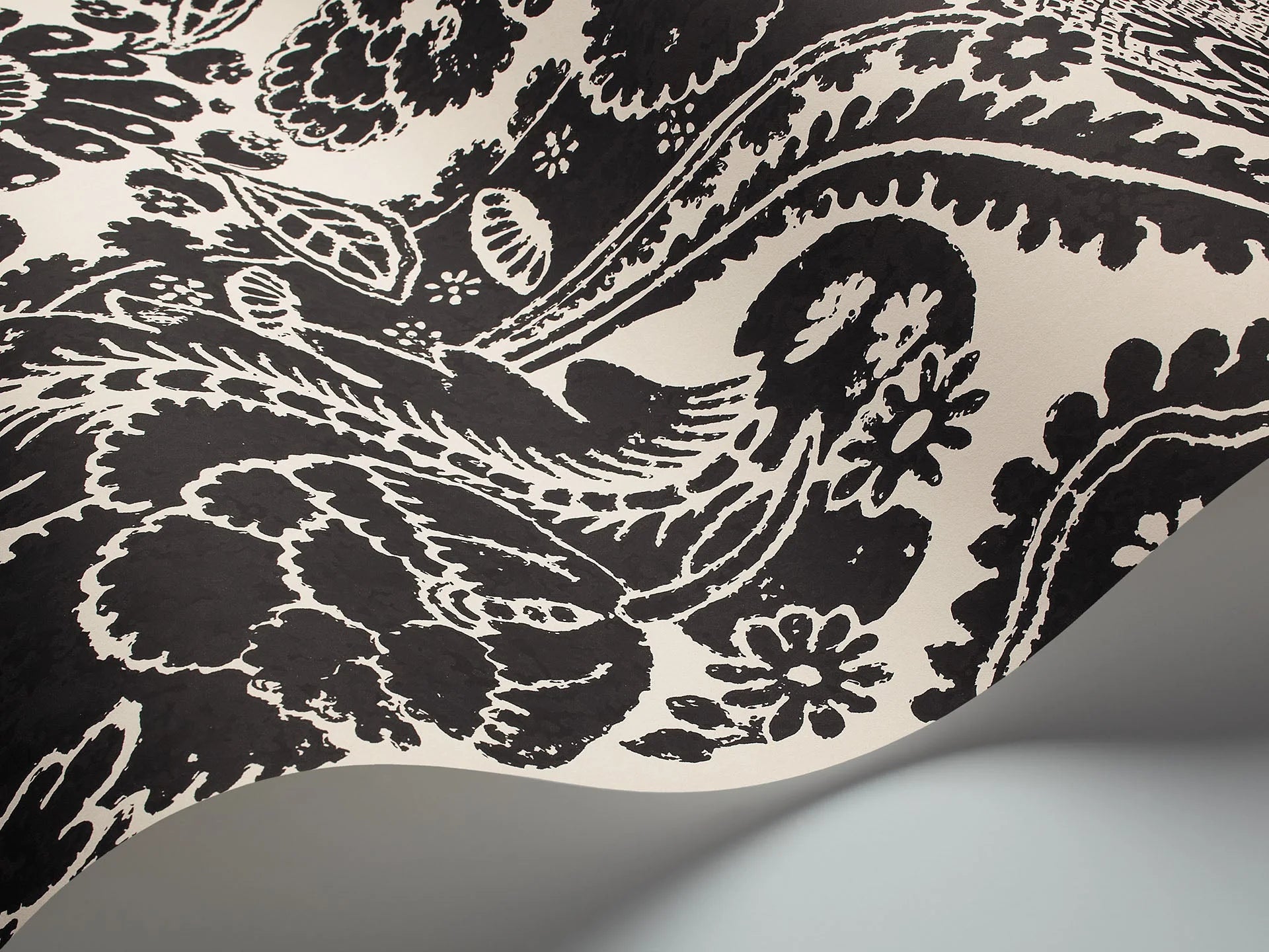 Cole & Son, Albemarie, Chatterton, Black on White