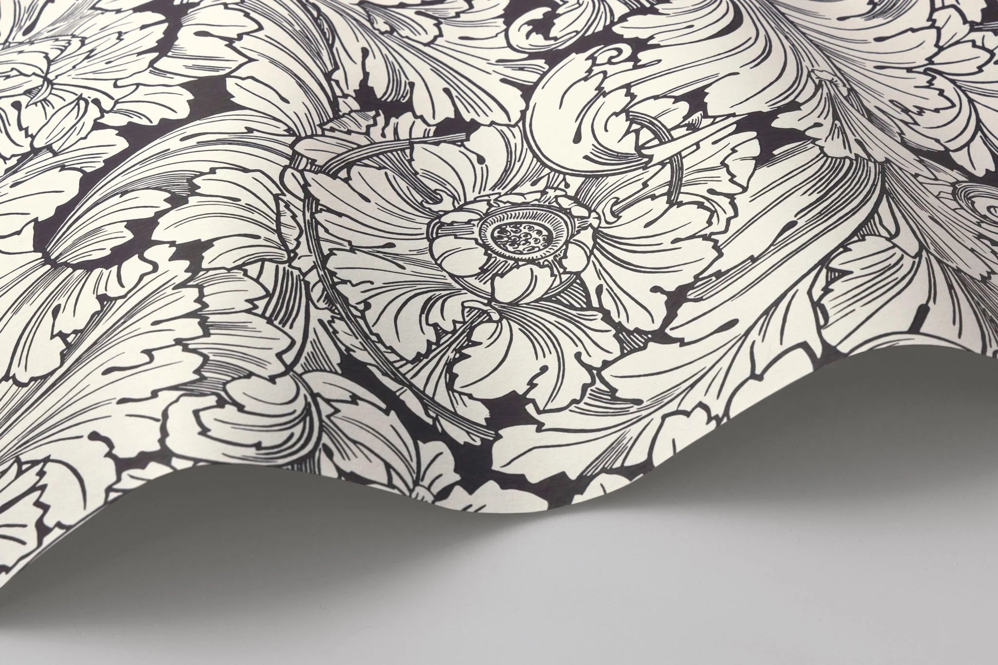 Cole & Son, Classics Vol I, Acanthus, Soot & Snow