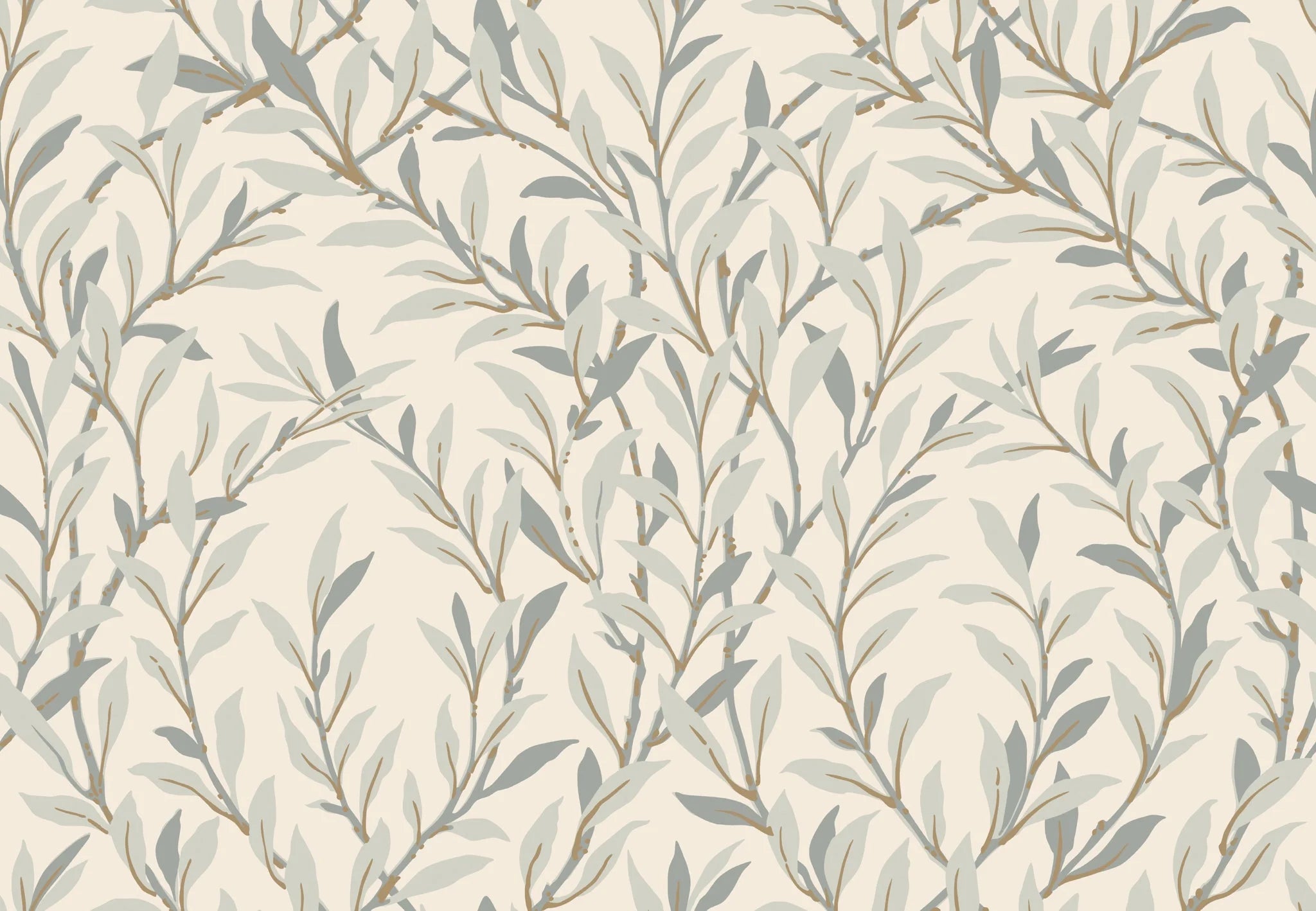 Cole & Son, Classics Vol I, Willow Branch, Pebble on Cream