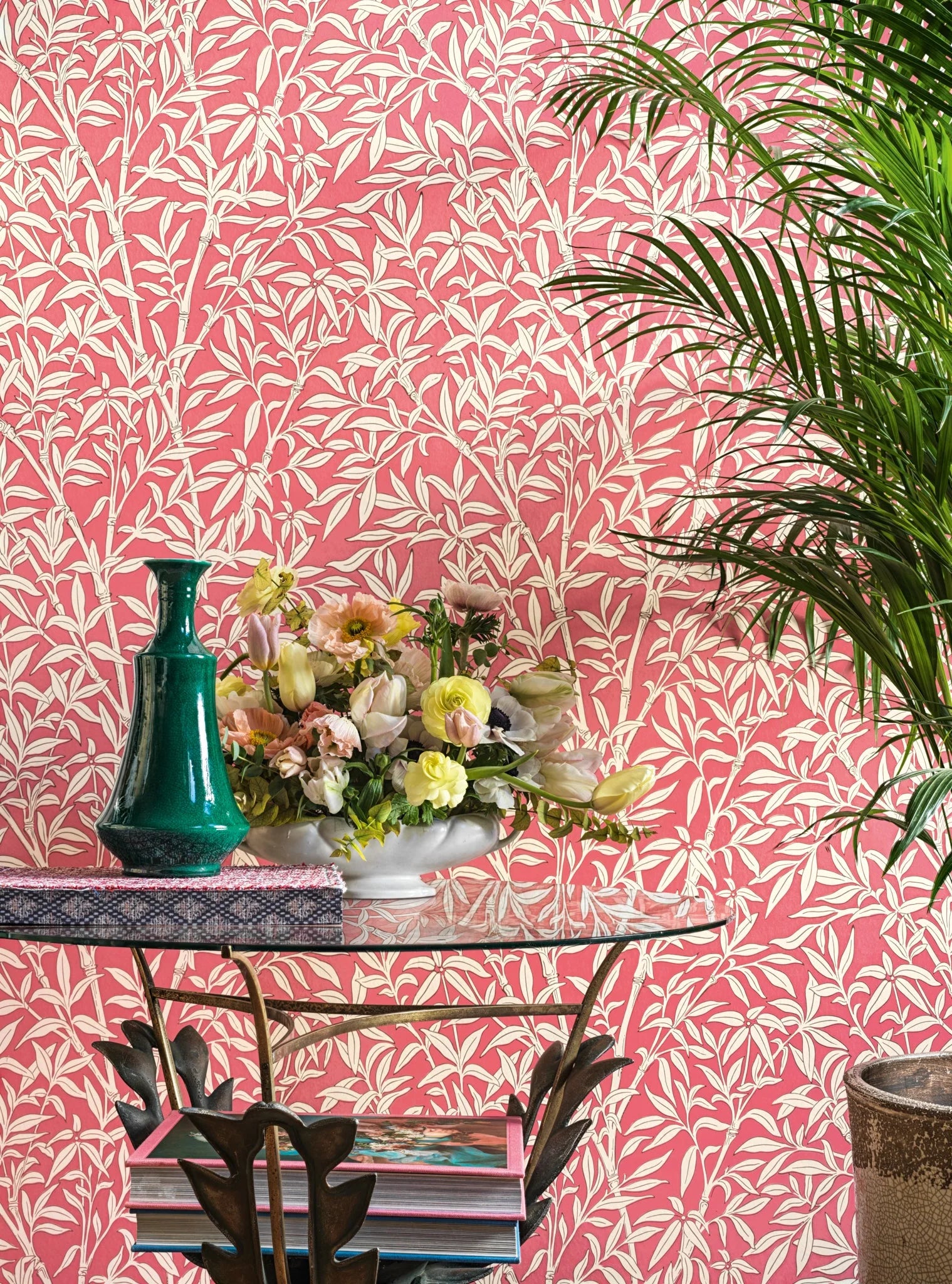 Cole & Son, Classics Vol I, Bamboo Forest, Chalk on Rouge