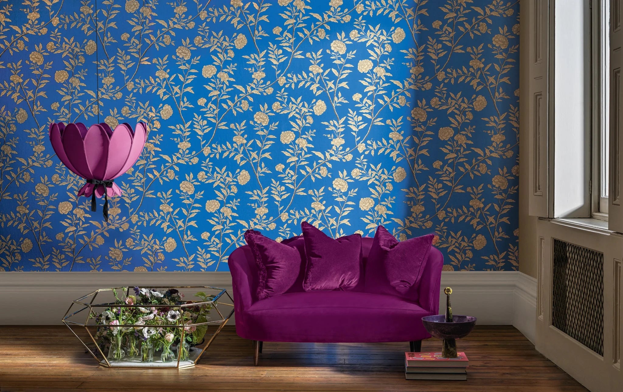 Cole & Son, Classics Vol I,Roseberry, Cobalt