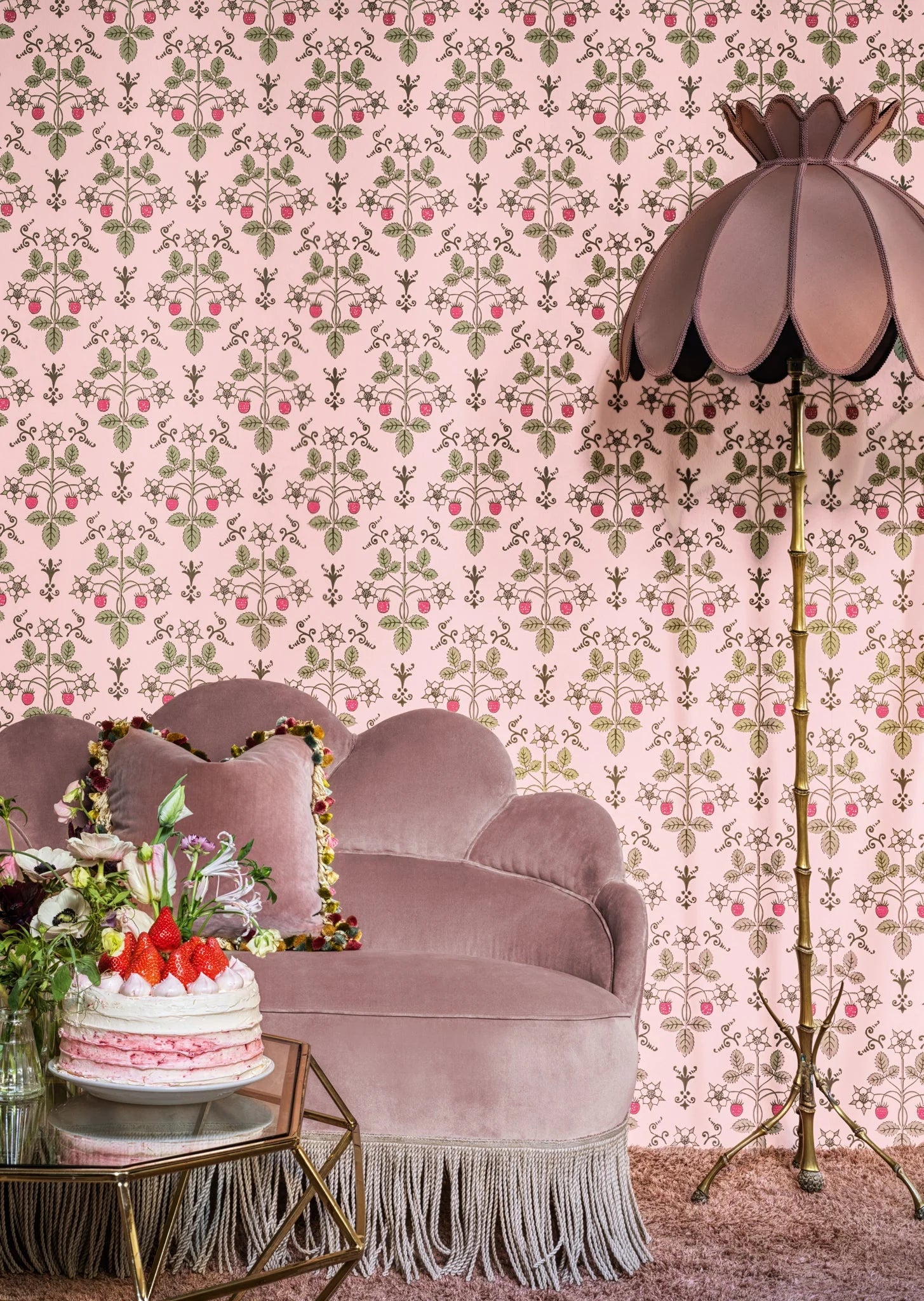 Cole & Son, Classics Vol I, Strawberry, Chelsea Pink