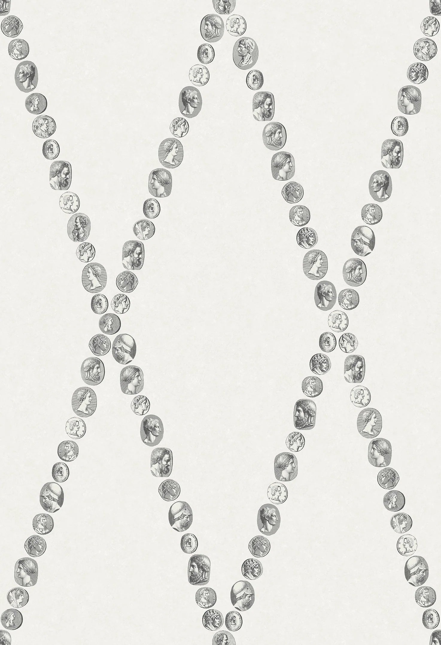 Cole & Son Fornasetti Senza Tempo II, Cammei, Black & White
