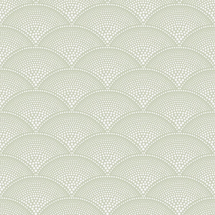 Cole & Son Icons Feather Fan, Soft Olive