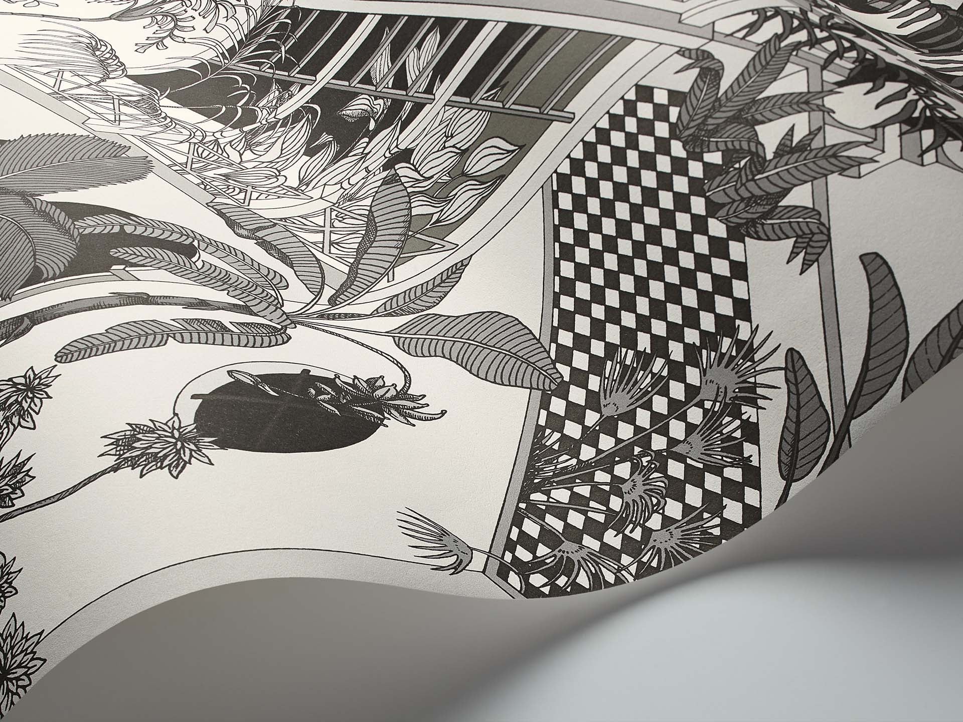 Cole & Son Icons Miami, Soot & Snow