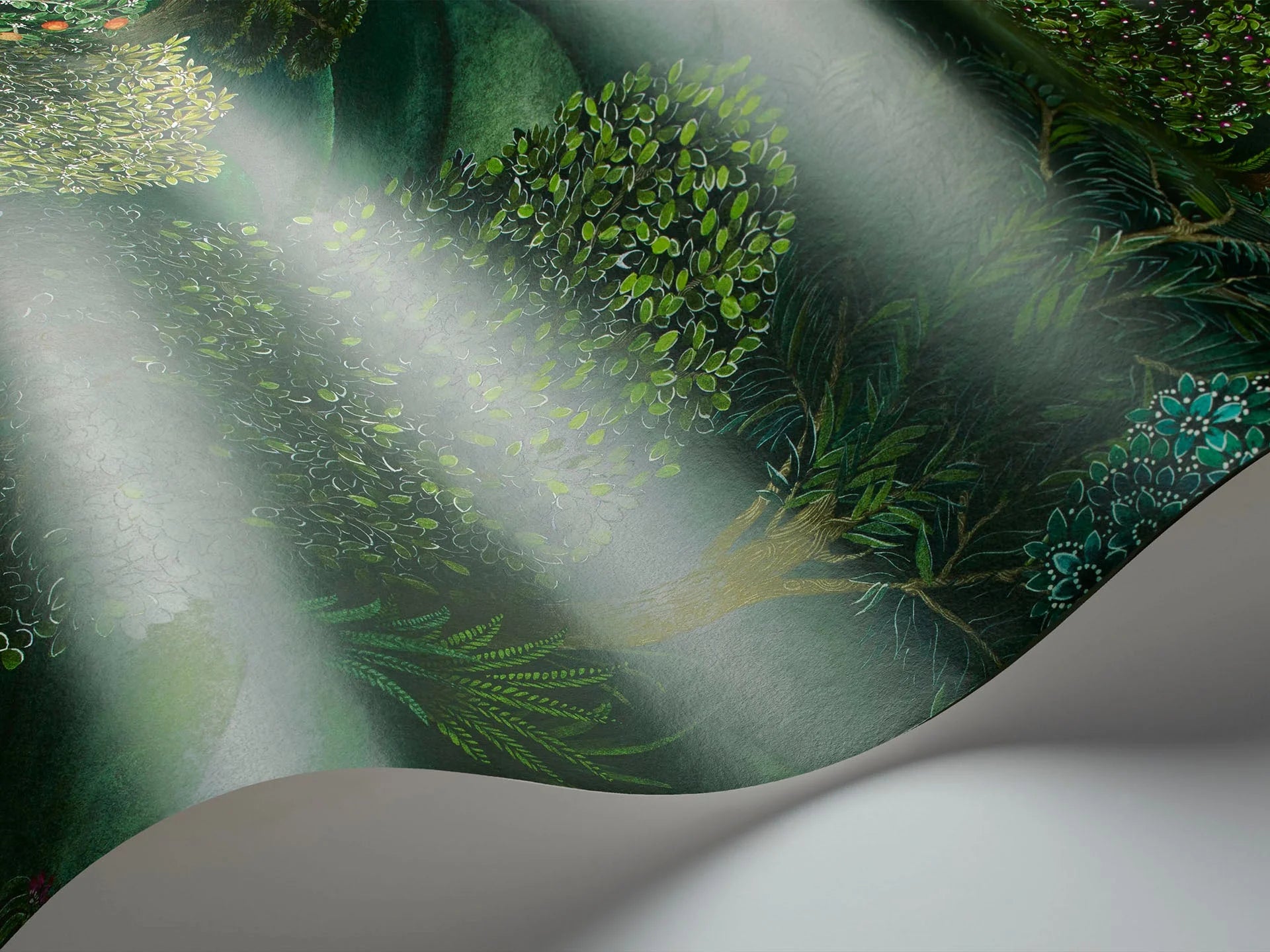 Cole & Son Botanical - Botanica, Forest, Forest Greens