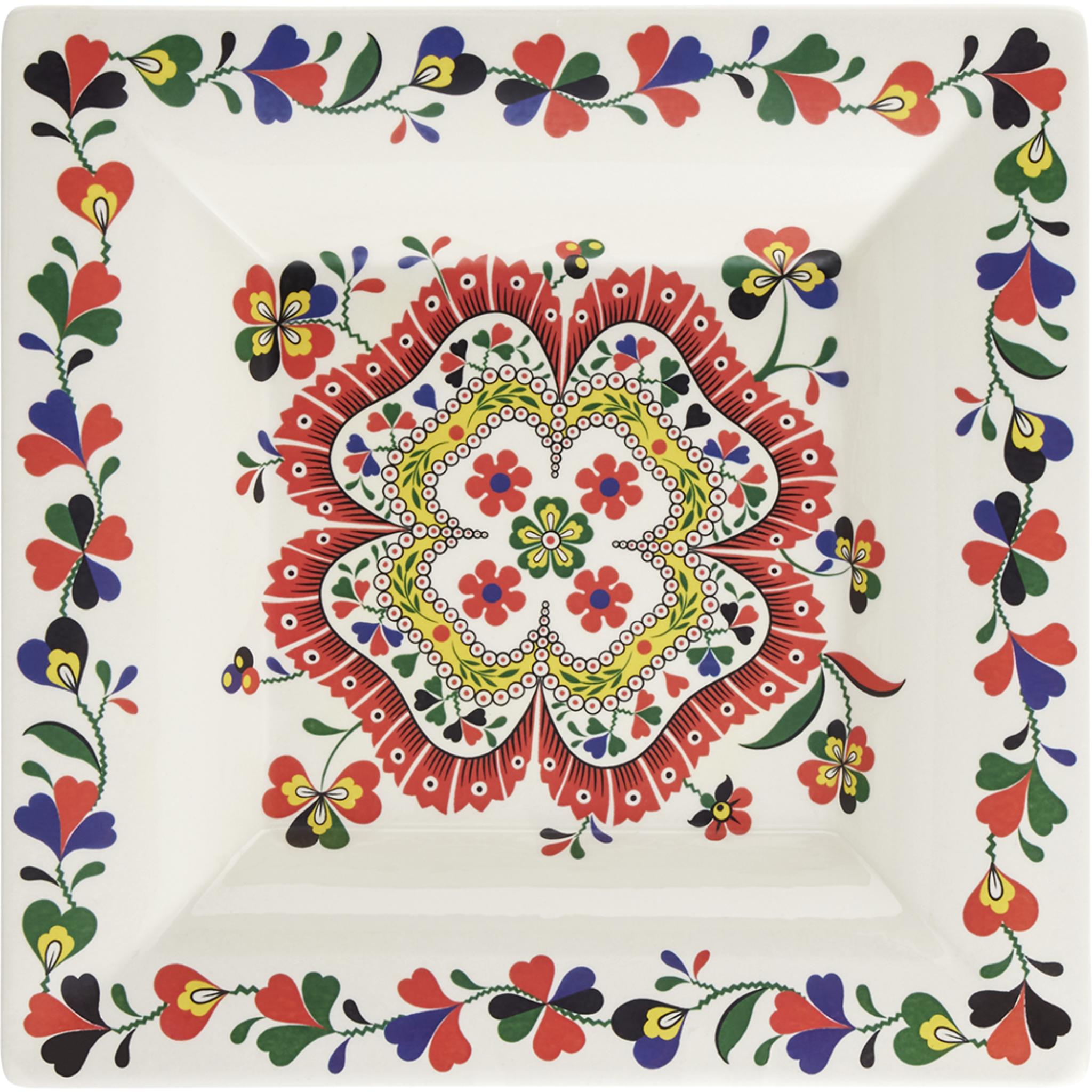 Gien Vierkante Diepe schaaltje Change Folle 17x17