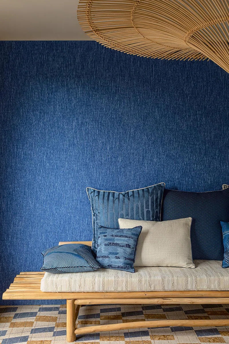 Pierre Frey Soleil Levant Tottori, Indigo