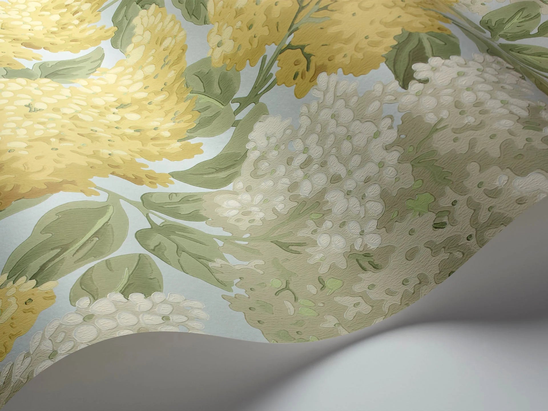 Cole & Son Botanical - Botanica, Lilac, Lemon & Soft Olive on Sea Foam