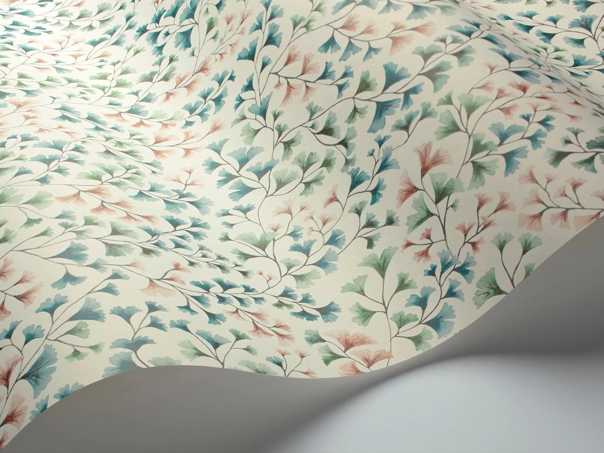 Cole & Son Botanical - Botanica, Maidenhair, Petrol, Alabaster & Mint