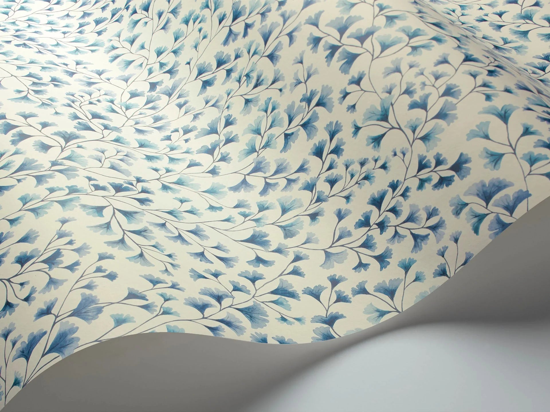 Cole & Son Botanical - Botanica, Maidenhair, China Blue