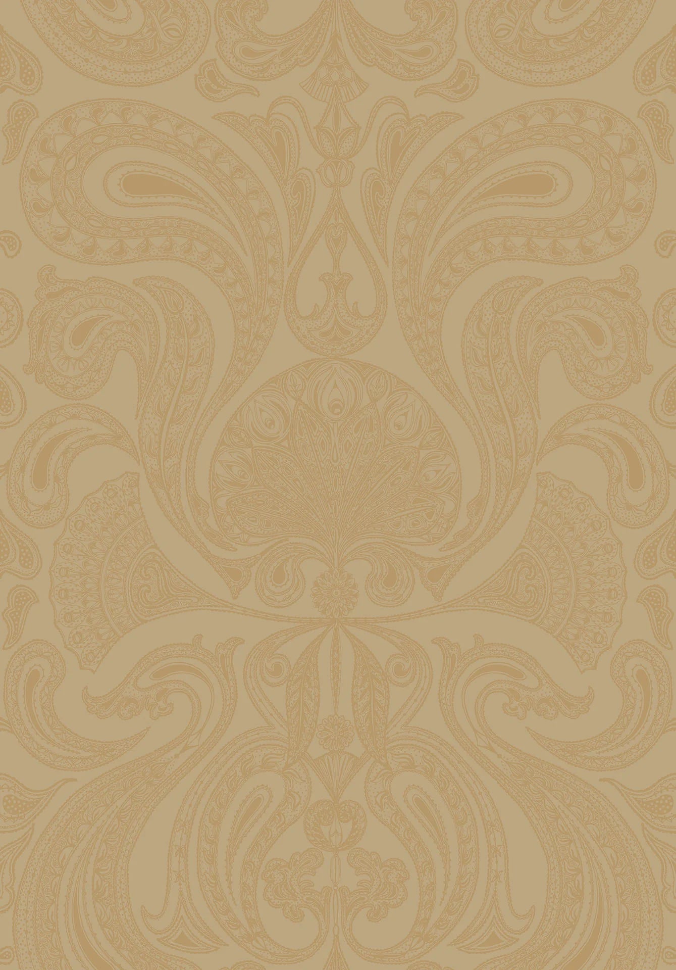 Cole & Son Contemporary Collection,  Malabar, Gold on Sand