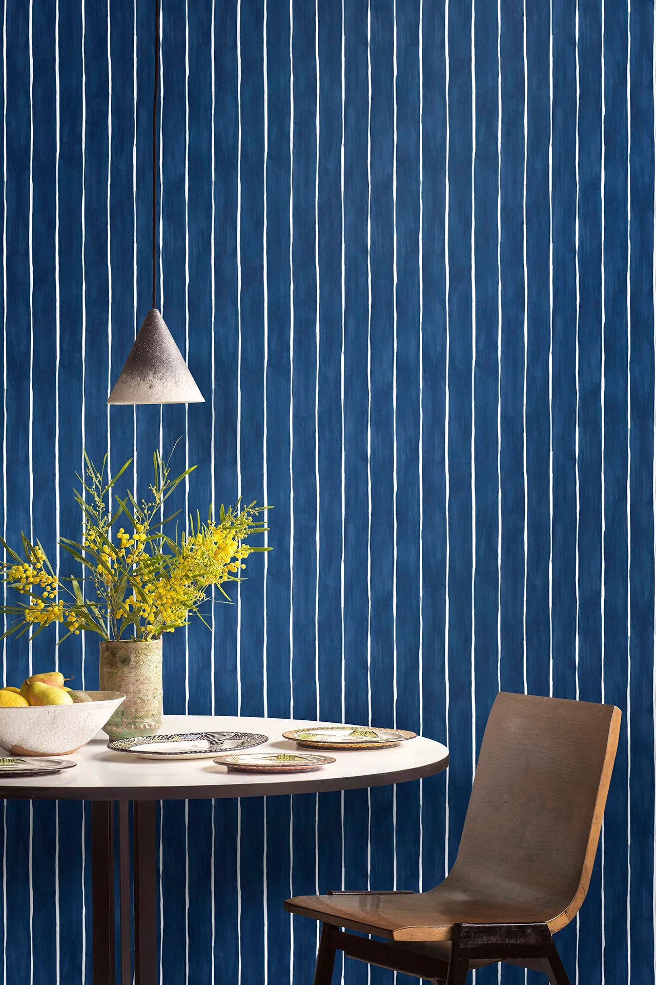 Cole & Son Marquee Stripes Marquee Stripe, Midnight