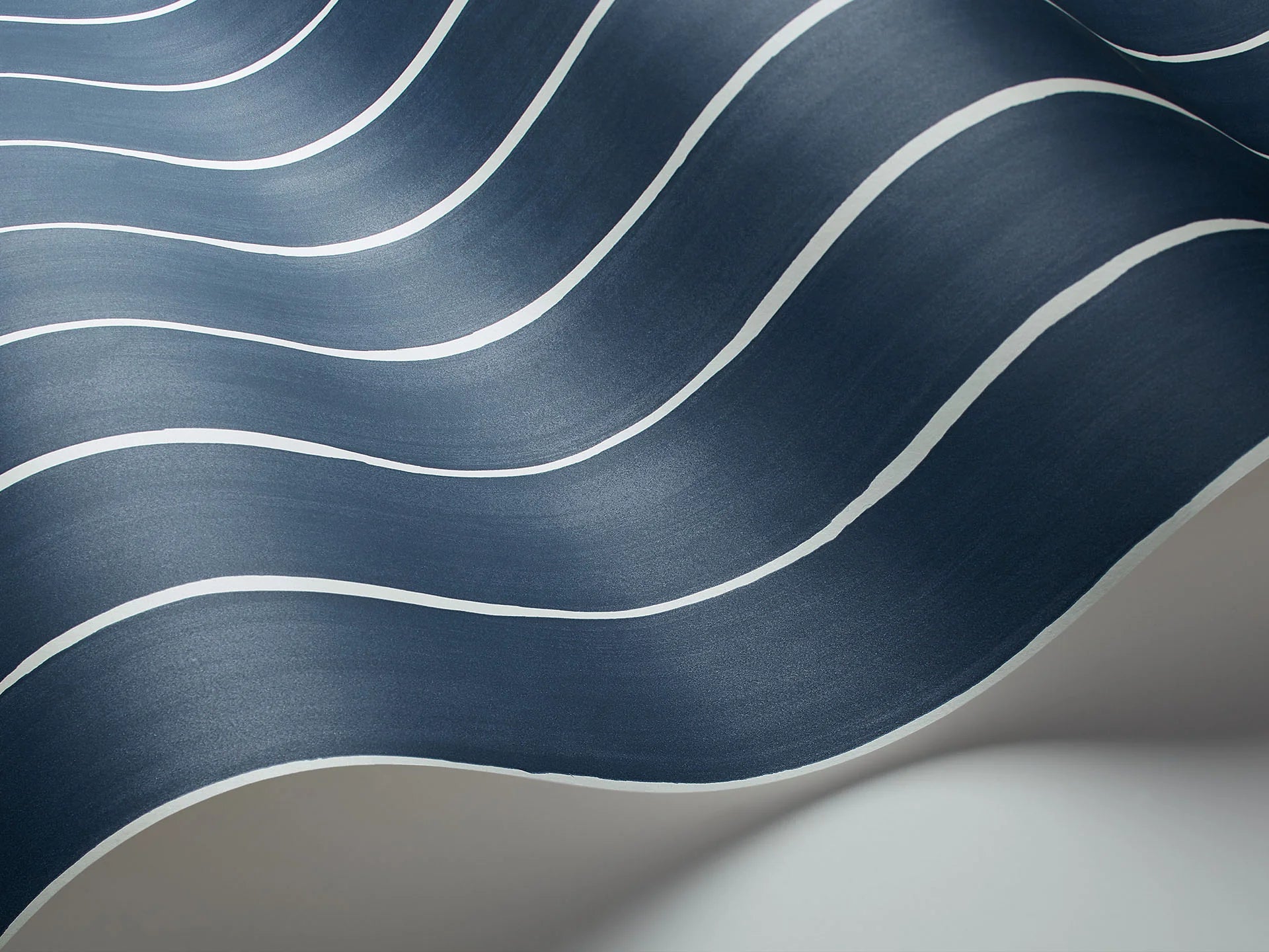 Cole & Son Marquee Stripes Marquee Stripe, Midnight