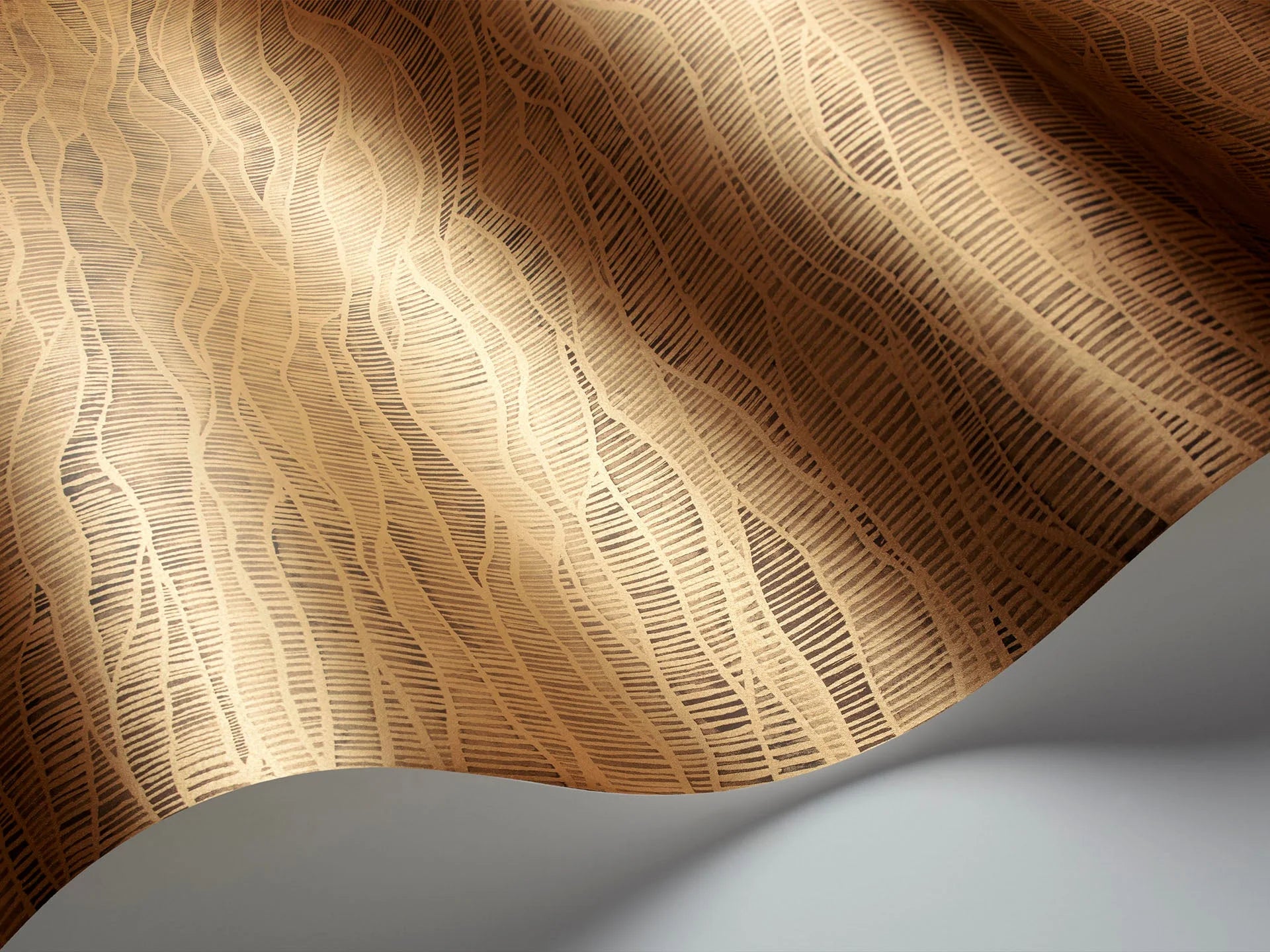 Cole & Son Botanical - Botanica , Meadow ,Metallic Bronze & Soot