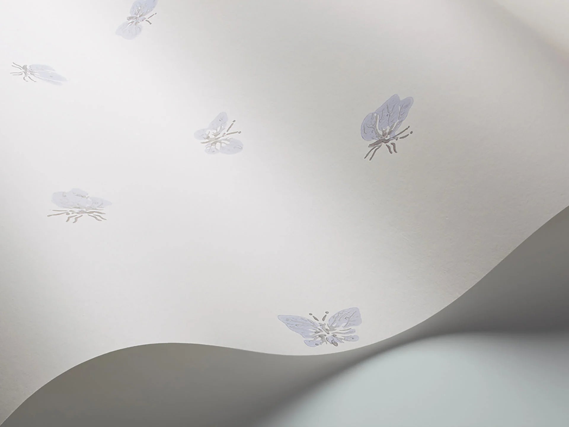 Cole & Son Whimsical Peaseblossom, Lilac on Chalk