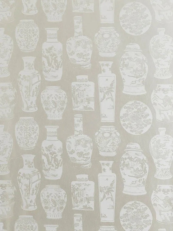 Pierre Frey Soleil Levant Qinghua Petit, Nacre
