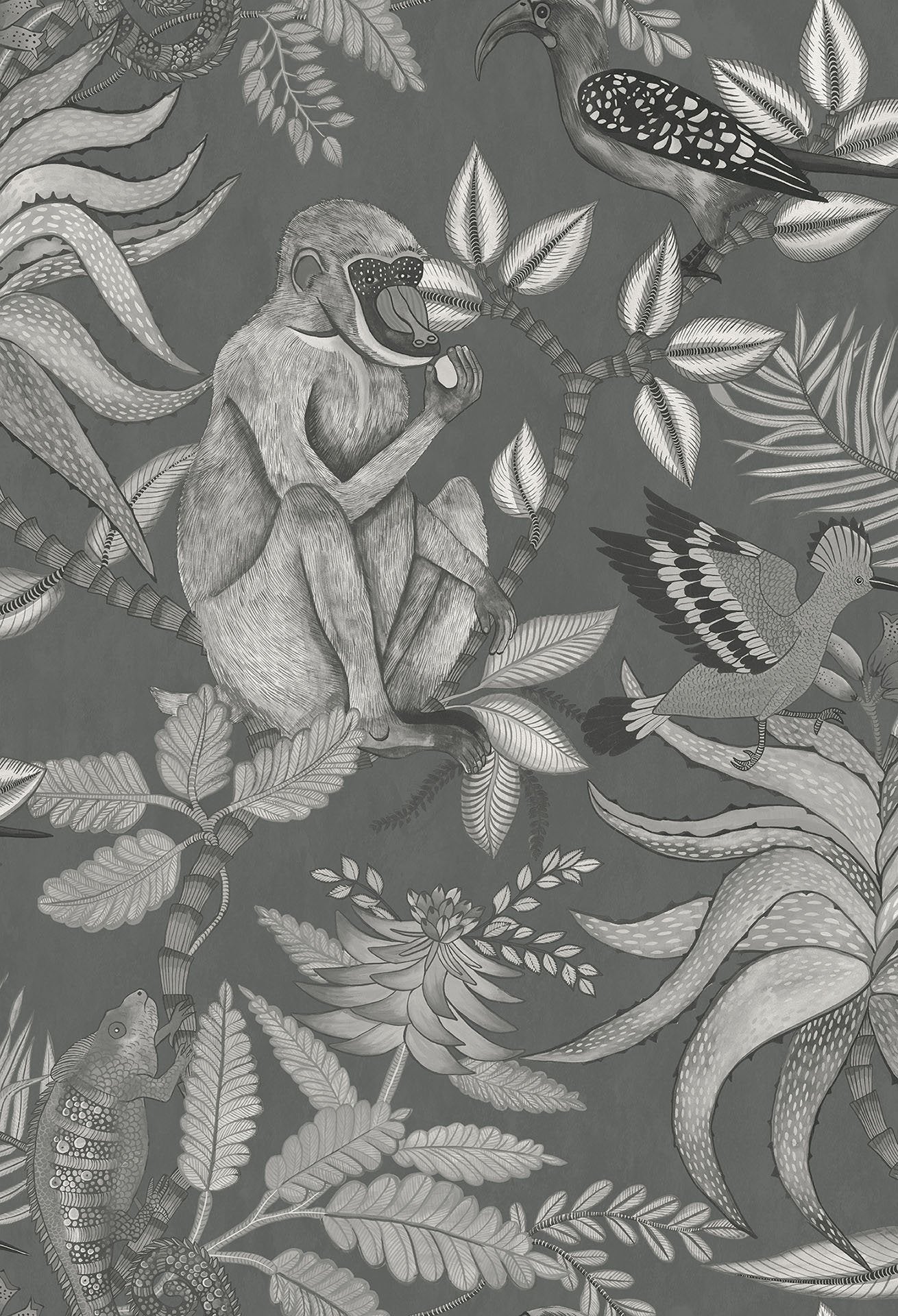 Cole & Son Ardmore Savuti, Soot on Charcoal