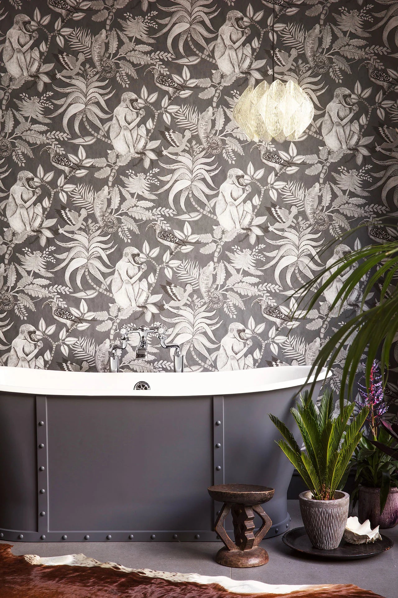 Cole & Son Ardmore Savuti, Soot on Charcoal