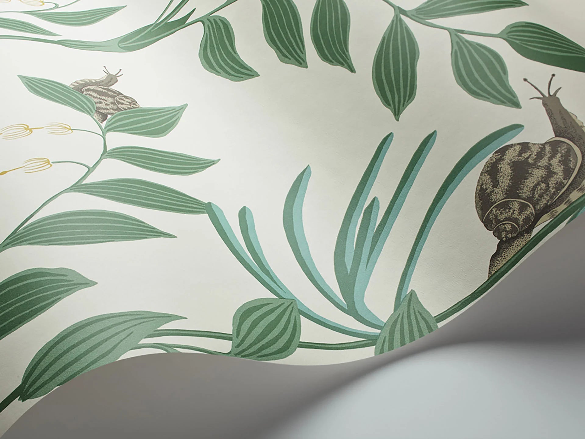 Cole & Son Whimsical Secret Garden, Forest Green on White