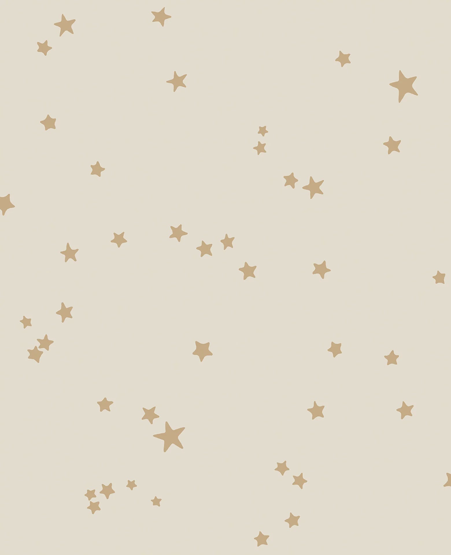 Cole & Son Whimsical Stars, Metallic Gold on Linen