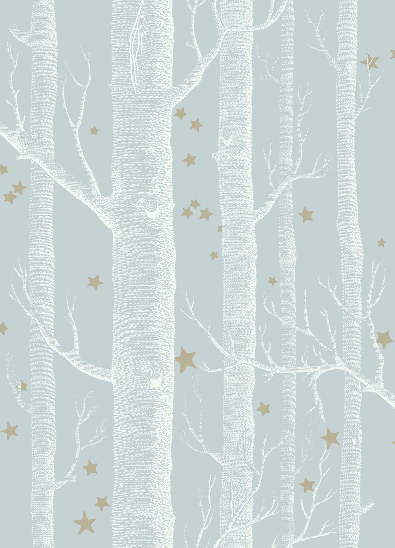 Cole & Son Whimsical Woods & Stars, Powder Blue