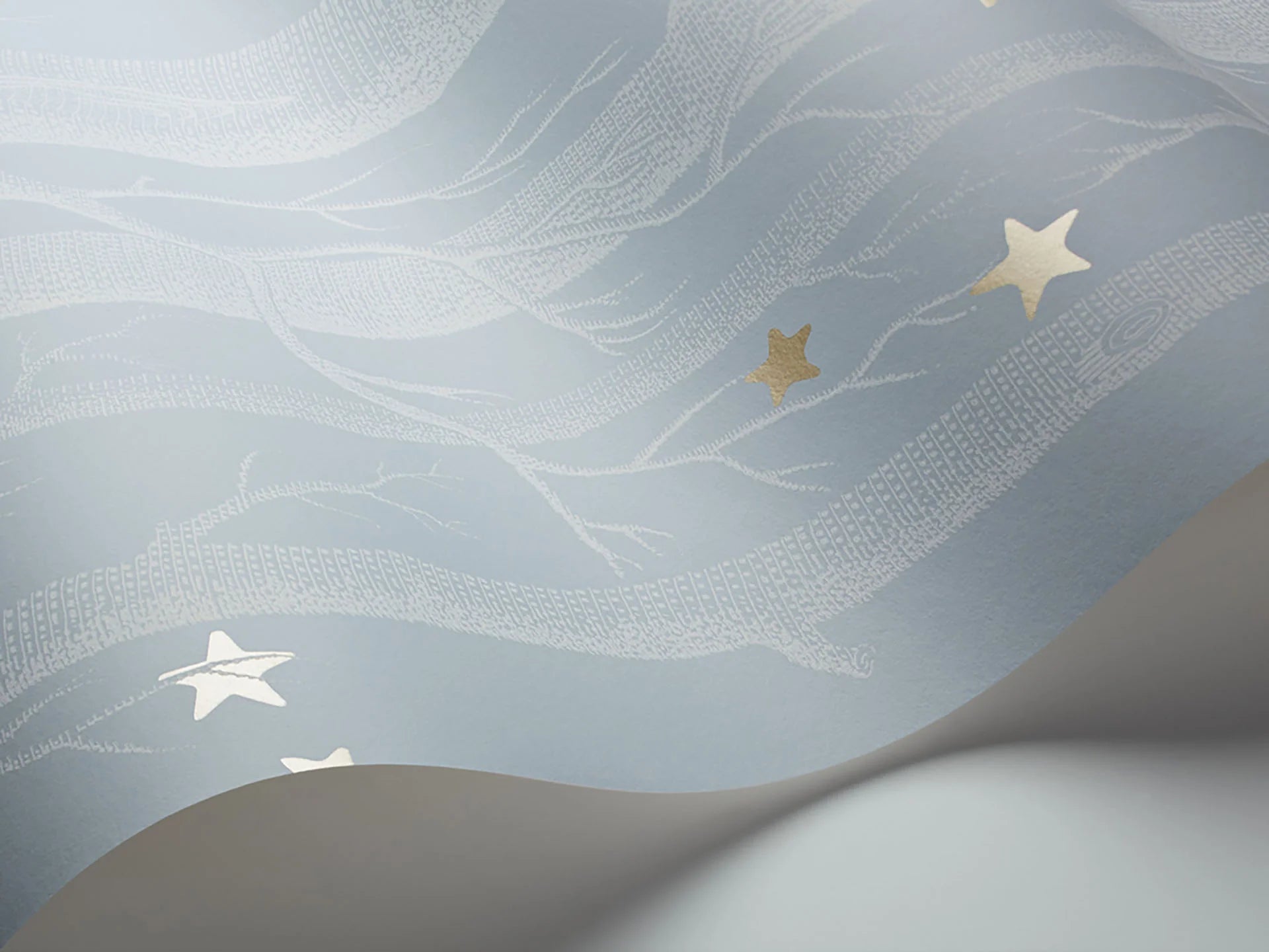 Cole & Son Whimsical Woods & Stars, Powder Blue