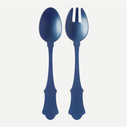 Saladebestek Acryl Honorine Donkerblauw (SET)