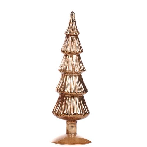 Christmas tree ornament copper-colored small 30cm