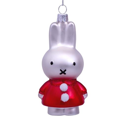 Christmas pendant Miffy with Christmas dress 11cm