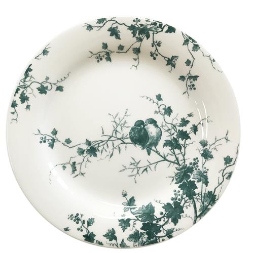 CAKE PLATE LES OISEAUX WHITE 16.5CM