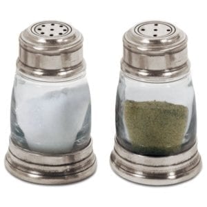 Salt &amp; Pepper Shaker Osteria (Set) Tin