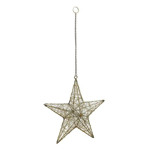 Star Cyna metal gold Large 32x32