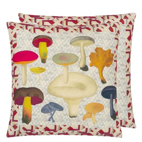 Designers Guild by John Derian Sierkussen Chanterelle Carmine 50x50