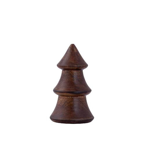 Christmas Tree Tala Brown Wood Small 13cm