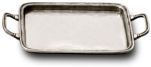 Tray Umbria Handle 20X16 Tin