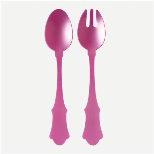 Saladebestek Acryl Honorine Roze(SET)