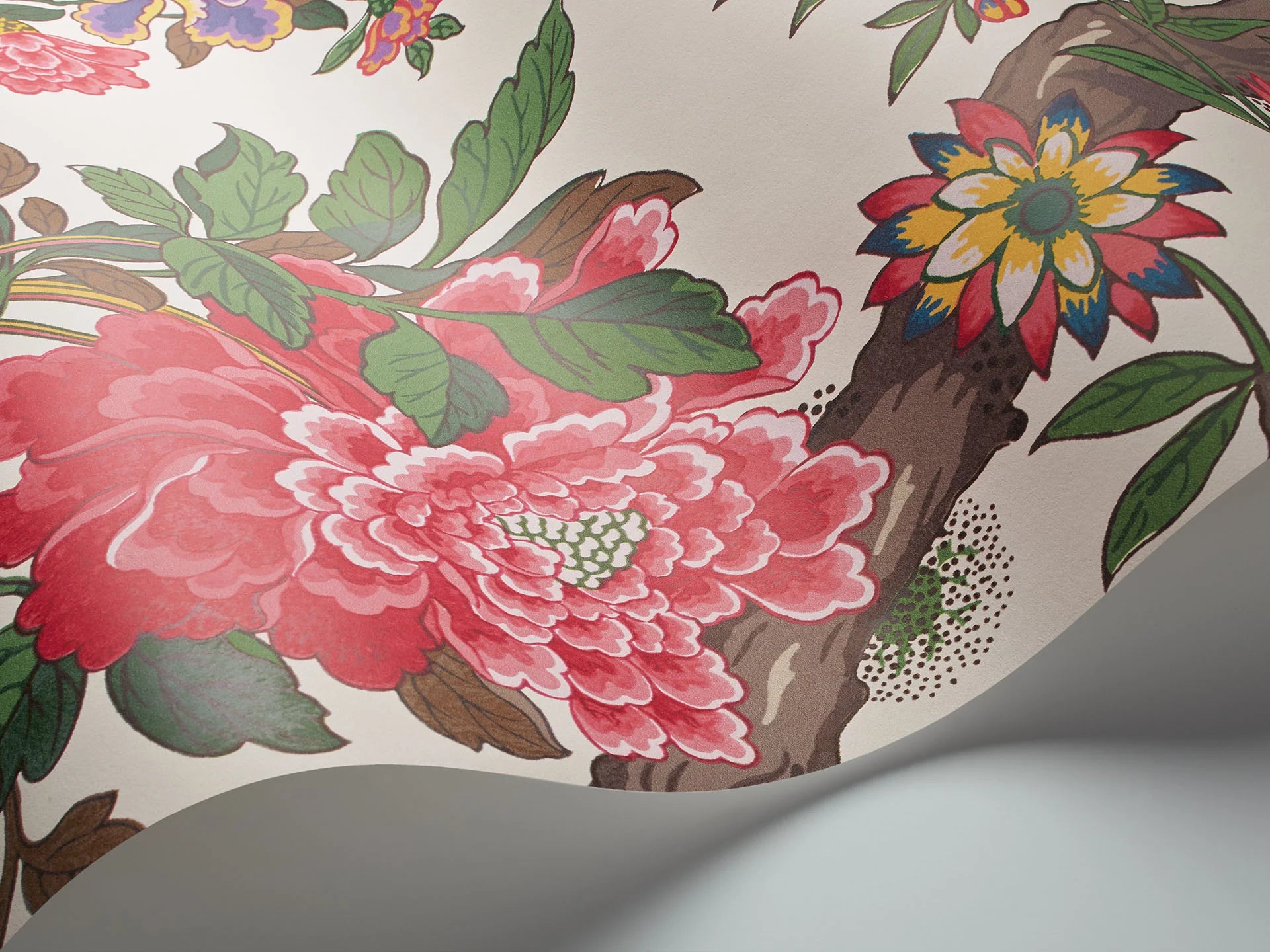 Cole & Son Folie Fontainebleau, Multi on Parchment