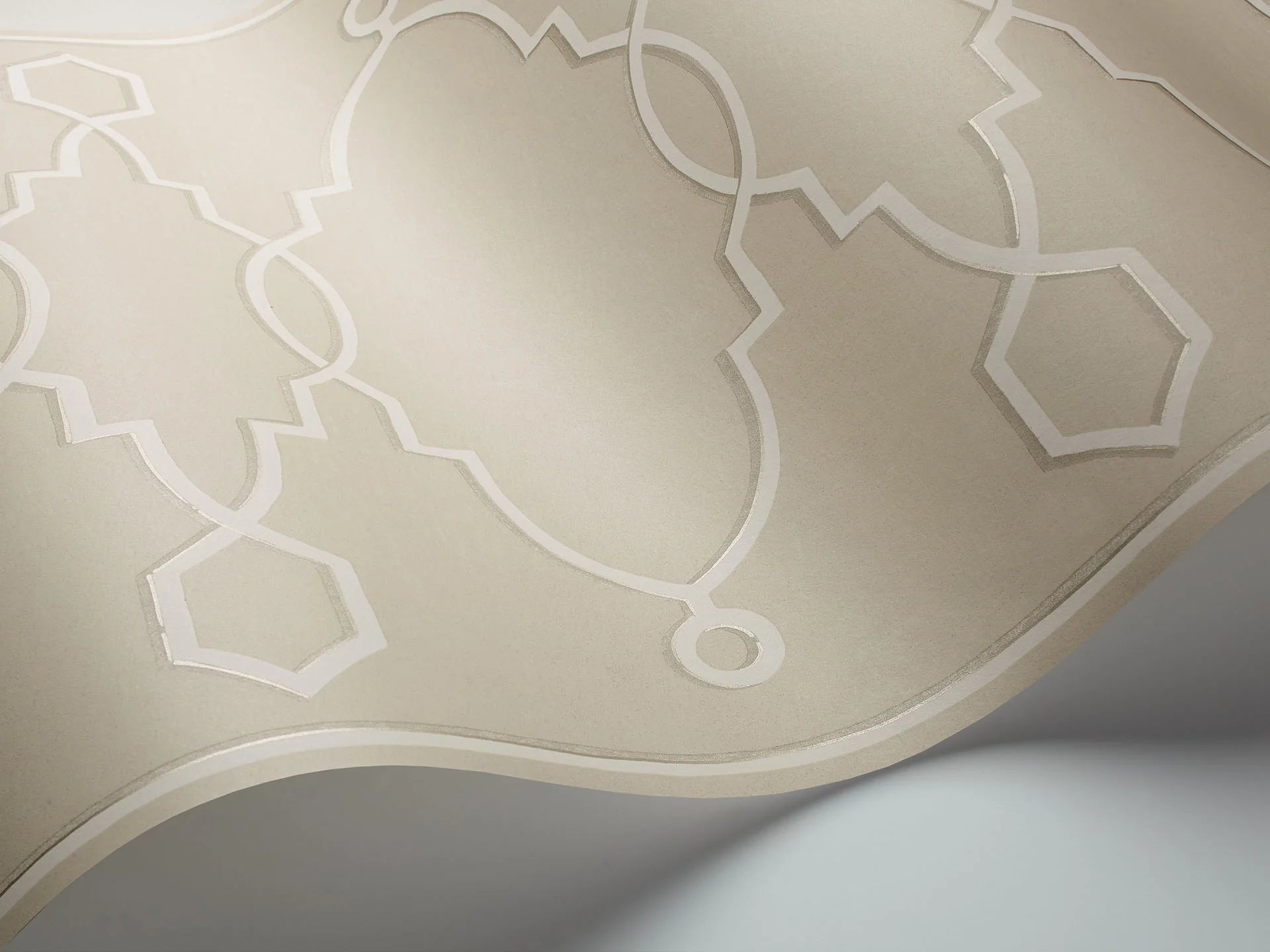 Cole & Son Folie Parterre Border, Stone