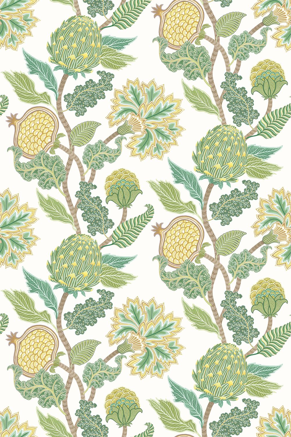 Osborne & Little Ananda Cynara, Leaf / Lemon