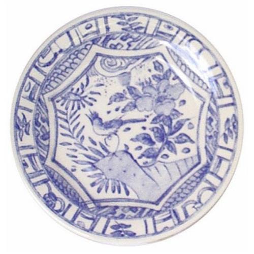 Dinner plate Oiseau Bleu 27.4cm - Luxury Tableware from Gien