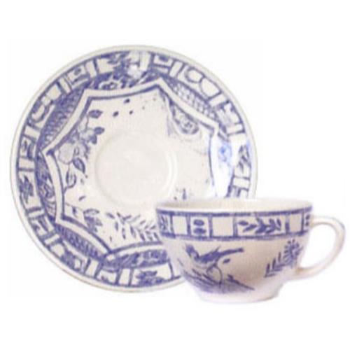 Gien Oiseau Bleu Fruits Koffie/Theekop en schotel