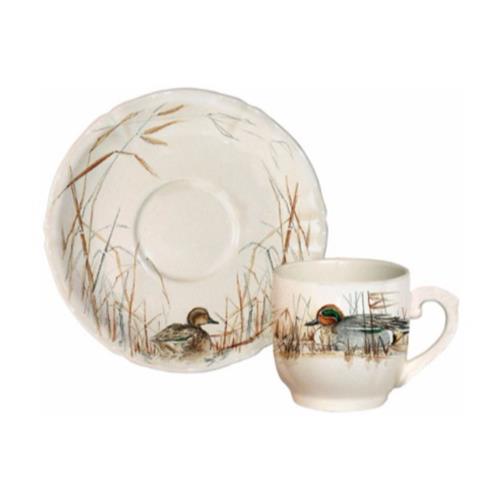 Gien Sologne Coffee cup and saucer (espresso)