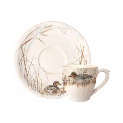 Gien Sologne Coffee/Tea cup and saucer