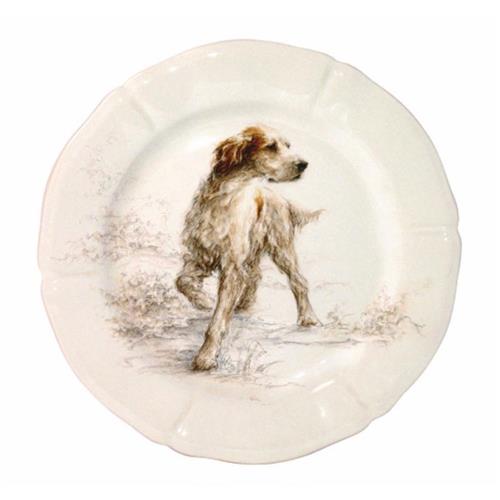 Breakfast plate Sologne 23.2cm English Setter