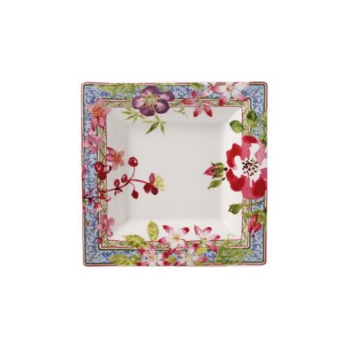 Gien Millefleurs square deep bowl