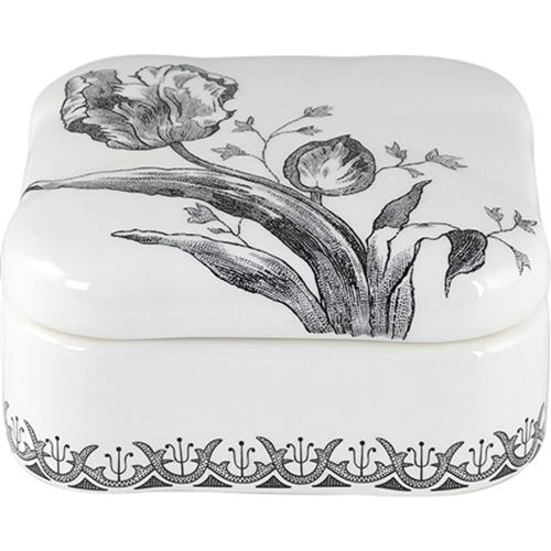 Chocolate box square Tulipes Noires